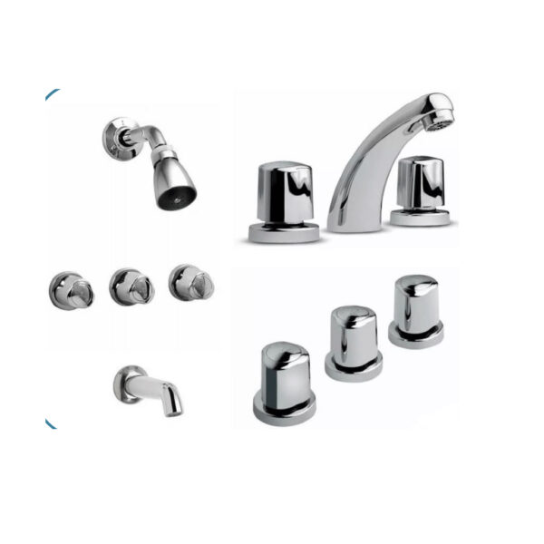 JUEGO  BAÑO COMPLETO VOLANTE PLASTICO