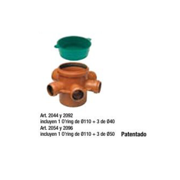 PILETA PATIO 4 ENTRADAS 40x63 AWADUCT