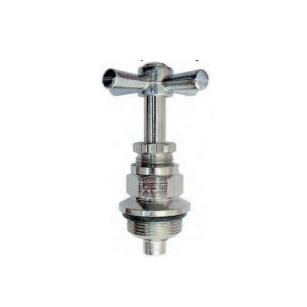 M2064 CABEZAL CAUDAL LLAVE DE PASO 3/4` CROMO