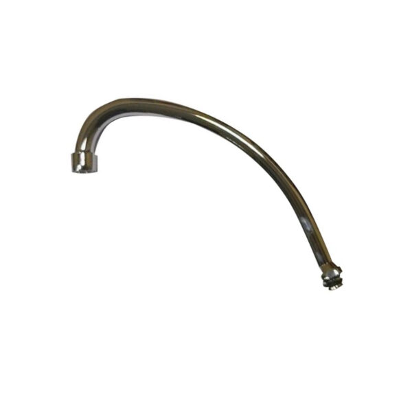 PICO MESADA "J" ACERO INOX.CROMADO 200 MM (Importado) BRONCE RM