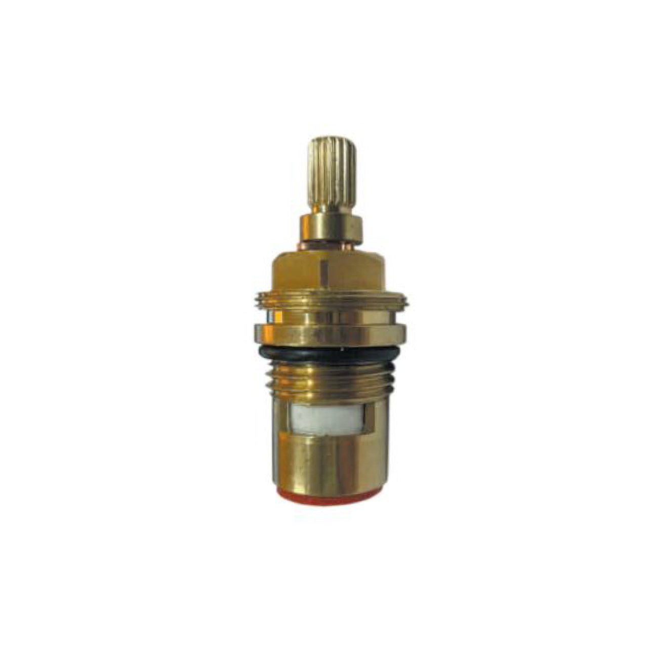 R4236-1 CABEZAL PIAZZA CERAMICO CORTO CALIENTE (2133/1) (Importado) - Imagen 1