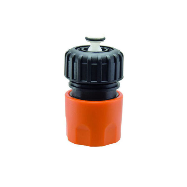 CONECTOR P/MANGUERA DE RIEGO 3/4` X 3/4` C/STOP