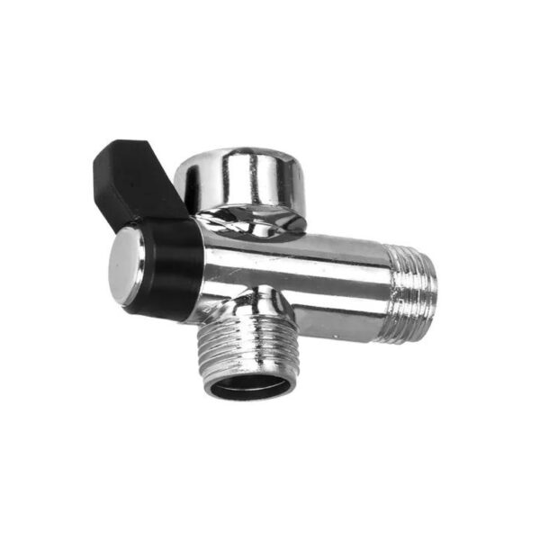 VALVULA TRANSFERENCIA LLUVIA DE PLASTICO CROMADA