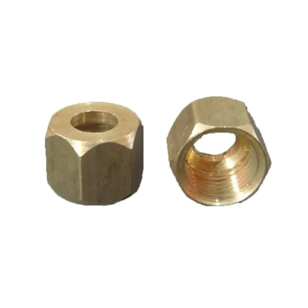TUERCA DE AJUSTE BRONCE 1/4   TREFILADO