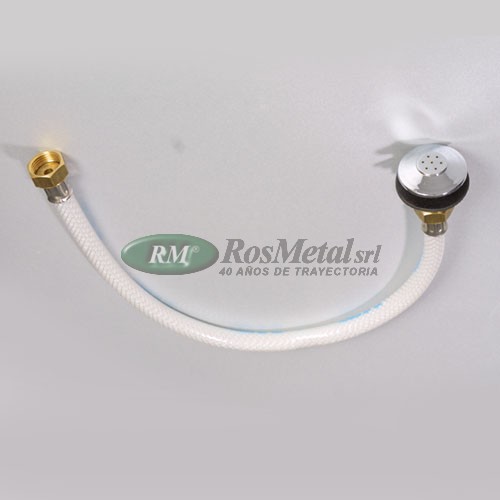 FLEXIBLE BIDET 3/8 COMPLETA ROSMETAL