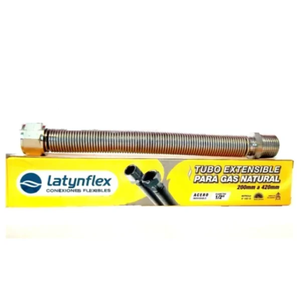 FLEX EXTENSIBLE ACERO 1/2X20-42 GAS NAT APROB LATYN