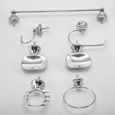 SET DE 7 PIEZAS METALICO P/BAÑO