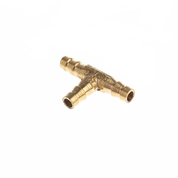 TEE GAS BRONCE PARA MANGUERA  TREFILADO