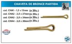 CHAVETA BRONCE PARTIDA 1,5 X 13 MM.P/FLOT
