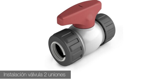 VALVULA DE UNION DOBLE C/TRABA MEC 3/4" "DUKE