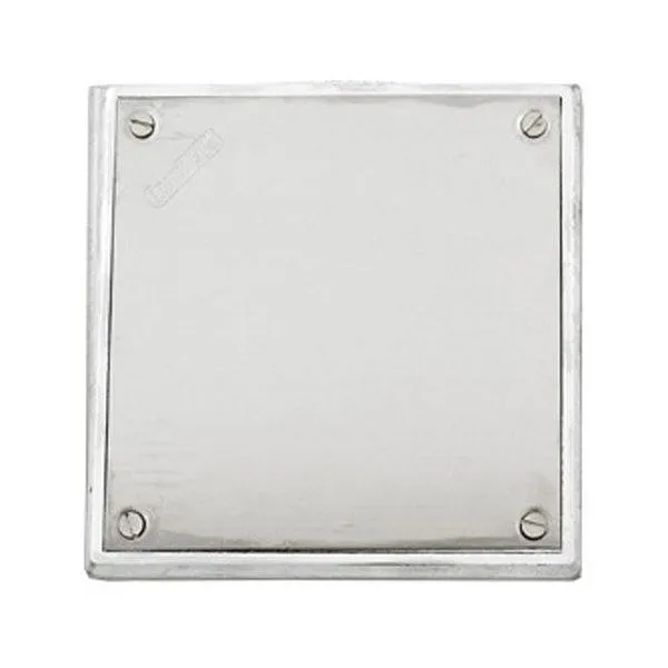 Tapa p/ piso de Acero 20 x 20 Acero Inoxidable