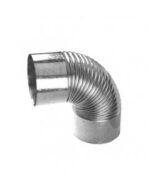 CURVA ZINC 90º x 5" HERMETICA