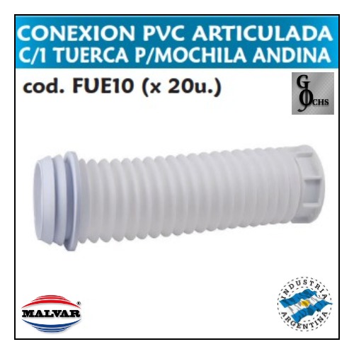 CONEXION FUELLE EXT. 1 TUERCA  ANDINA